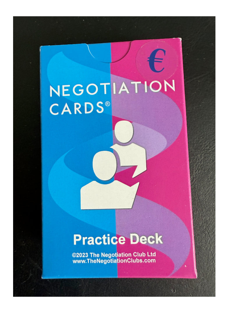 Negotiation Cards Practice Deck