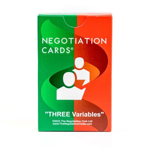 Single Variable-Triple Tactic Negotiation Cards