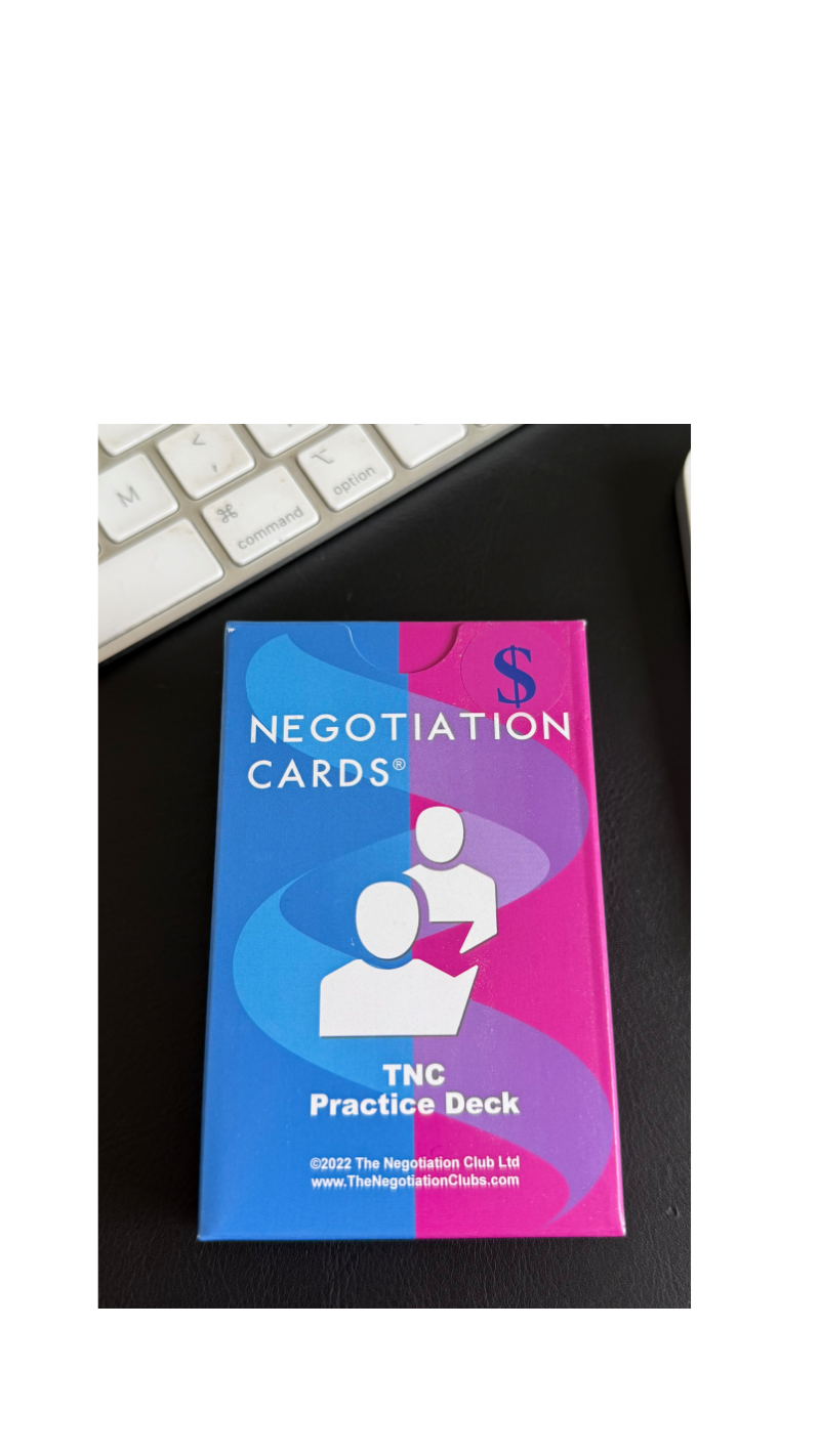 Negotiation Cards Practice Deck